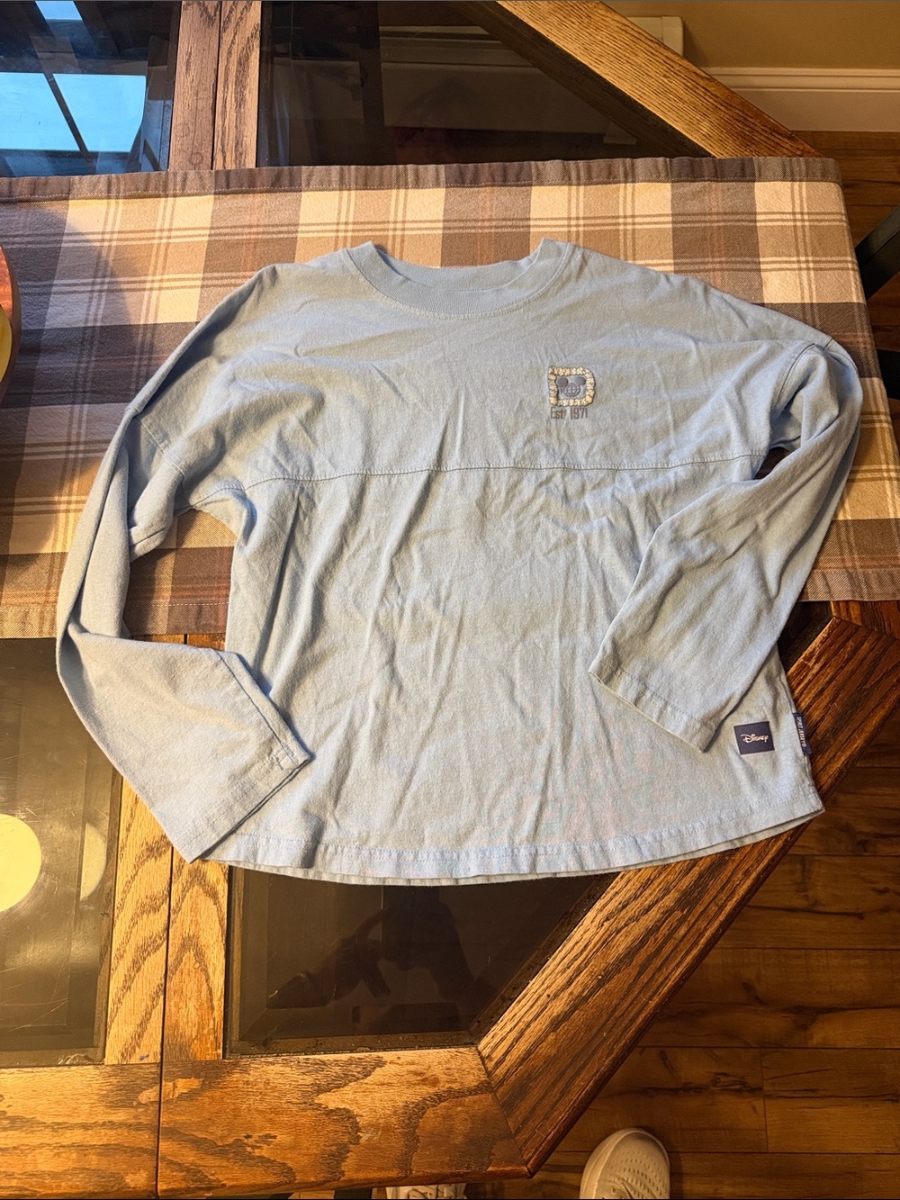 Disney Light Blue Long Sleeve Tee Spirit Jersey